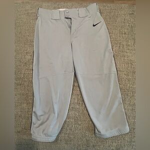 Under Armour Pants boys XL Gray Baseball Knickers Flex Waist Sportswear